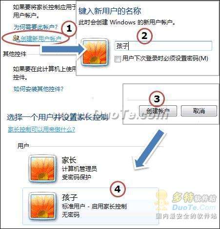 组策略加Win7家长控制 限制使用电脑