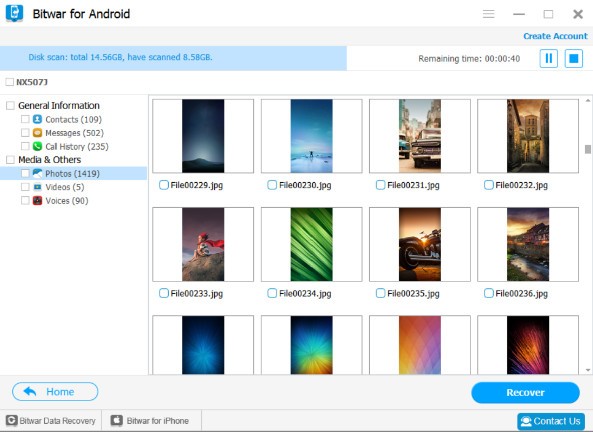 Bitwar Android Data Recovery(安卓数据恢复软件)