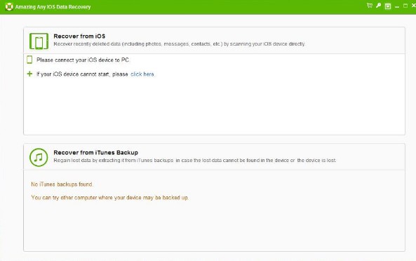 Amazing Any iOS Data Recovery(iOS数据恢复工具)