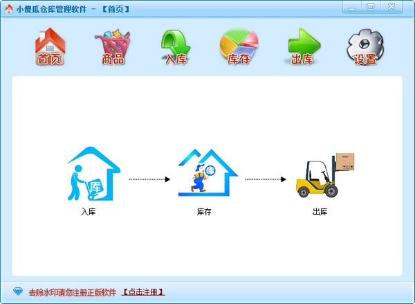 小傻瓜仓库管理软件