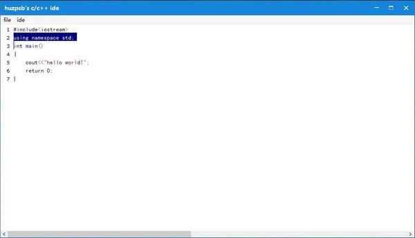 huzpsb's c/c   ide