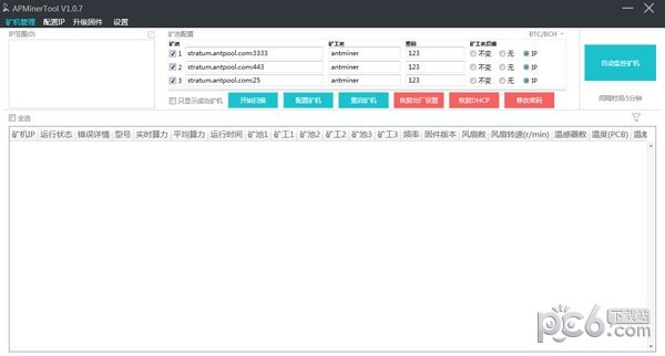 蚂蚁矿机监控软件(APMinerTool)