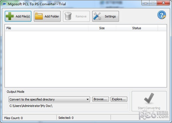 Mgosoft PCL To PS Converter(PCL转PS工具)