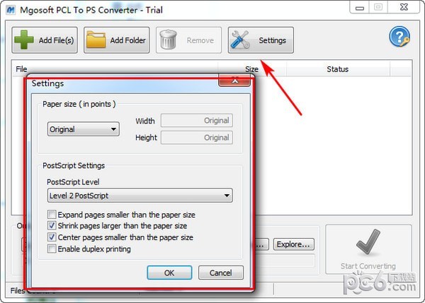 Mgosoft PCL To PS Converter(PCL转PS工具)