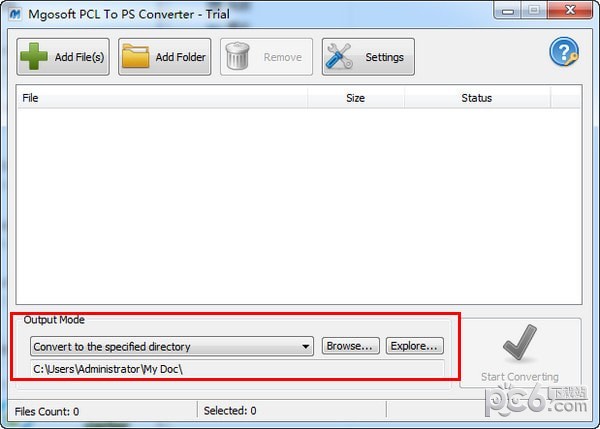 Mgosoft PCL To PS Converter(PCL转PS工具)
