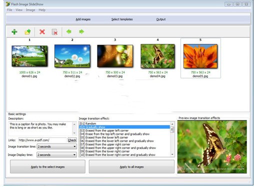 Boxoft Flash Slideshow Creator(Flash幻灯片制作软件)