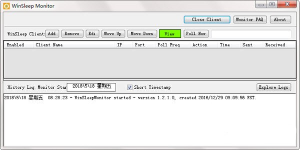 WinSleep Monitor(电脑远程监控软件)