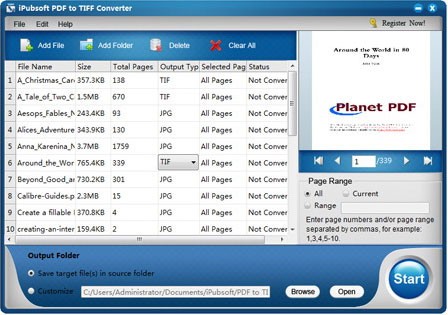 iPubsoft PDF to TIFF Converter(PDF转TIFF工具)