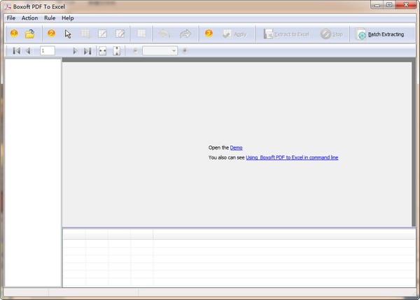 Boxoft pdf to Excel(PDF转Excel软件)