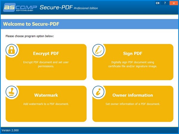 Secure PDF(PDF文件加密工具)