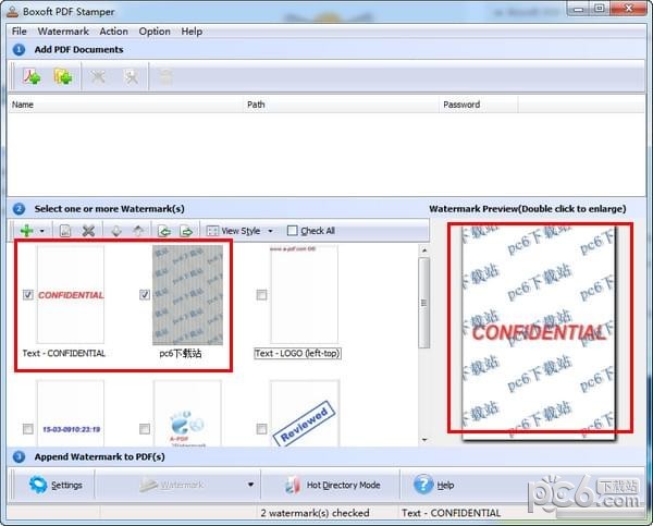 Boxoft PDF Stamper(PDF加水印工具)