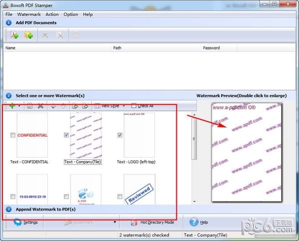 Boxoft PDF Stamper(PDF加水印工具)