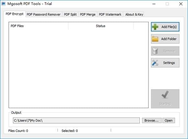 Mgosoft PDF Tools